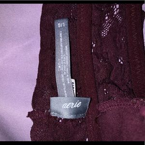 American Eagle Outfitters Intimates & Sleepwear - Burgundy lace halter bralette American Eagle Outfitters Intimates & Sleepwear - Burgundy lace halter bralette